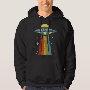 Cute Alien Extraterrestrial UFO Abduction Science  Hoodie