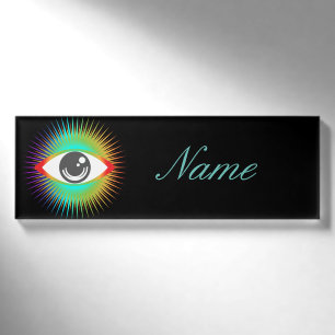 Cute Alien Eye Thunder_Cove Name Tag
