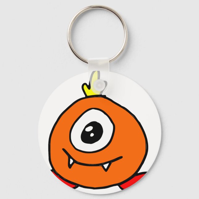 Cute Alien Keychain (Front)