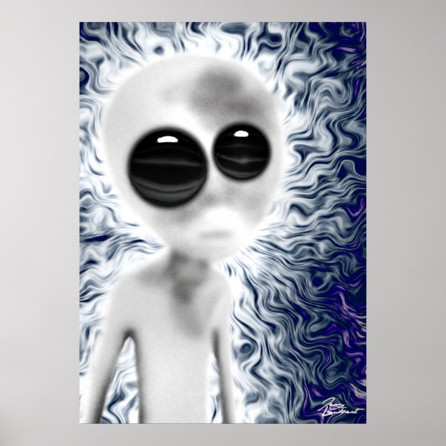 Cute Alien Poster (Front)