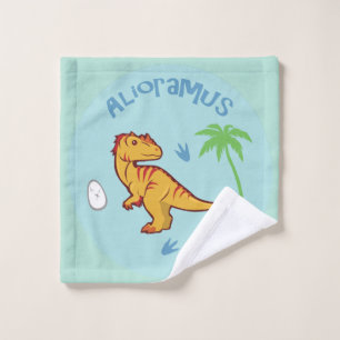 Cute Alioramus Wash Cloth