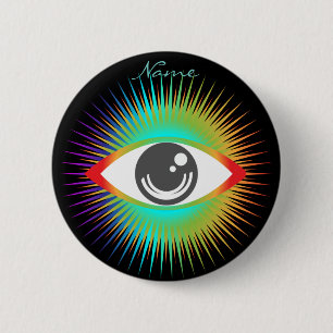 Cute All-seeing Alien Eye Thunder_Cove 2 Inch Round Button