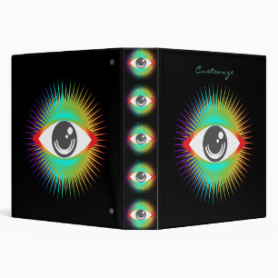 Cute All-seeing Alien Eye Thunder_Cove Binder