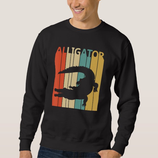 Cute Alligator Animal Sweatshirt (Front)