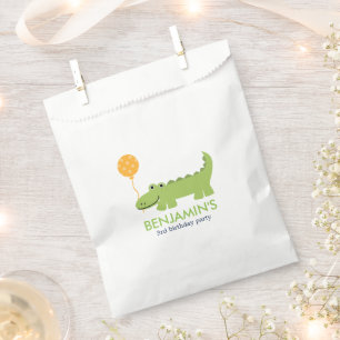 Cute Alligator Birthday Favour Bag