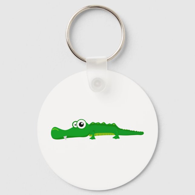 Cute alligator keychain (Front)