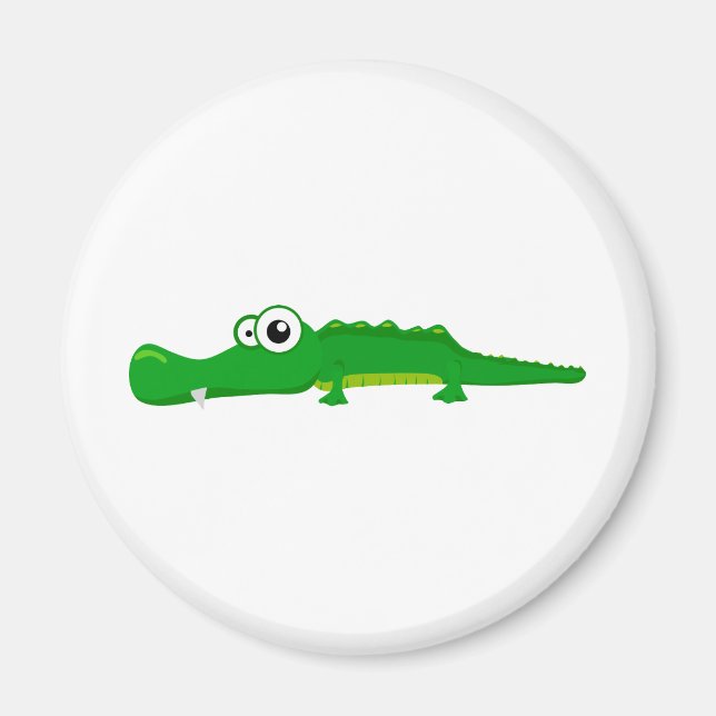 Cute alligator magnet (Front)