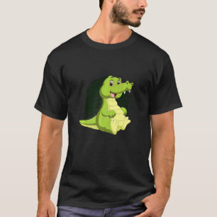 Cute Alligator Reptiles Zoo Animals Ponds Crocodil T-Shirt