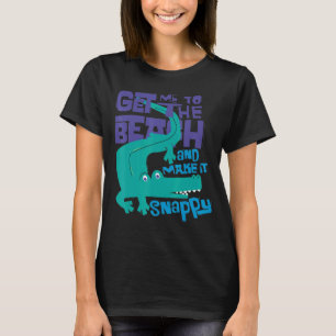 Cute Alligator Says Get Me To The Beach T-Shirt