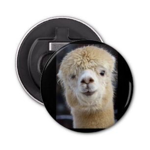 Cute Alpaca face    Bottle Opener