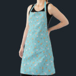 Cute Alpaca Llama Cactus Pattern Apron<br><div class="desc">Cute South America's llamas and cacti pattern. | © and ® Bigstock® - All Rights Reserved.</div>
