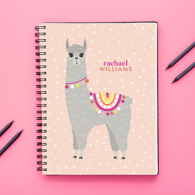 Cute Alpaca Personalized Notebook (Creator Uploaded)