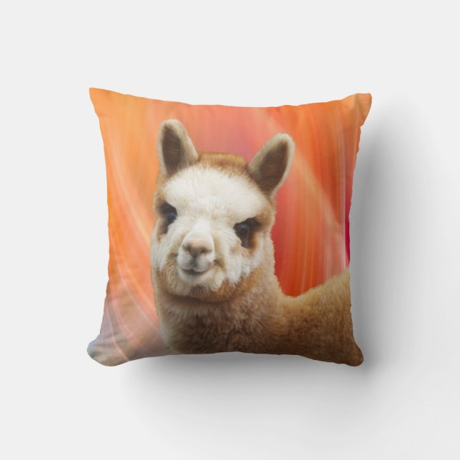 Cute Alpaca Pillow (Front)