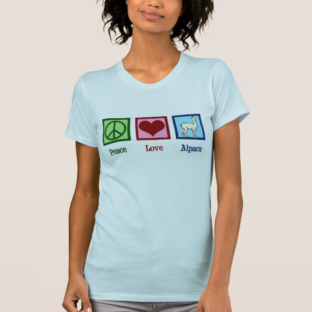 Cute Alpaca T-Shirt (Front)