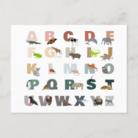 Cute Alphabet ABC Animals