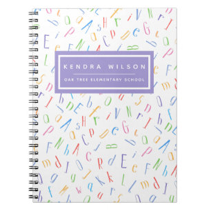 Cute Alphabet Pattern - Kids or Teacher Notebook