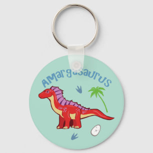 Cute Amargasaurus Keychain