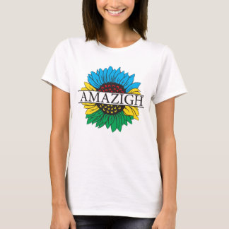 cute amazigh yaz symbol - with amazigh sunflower T-Shirt