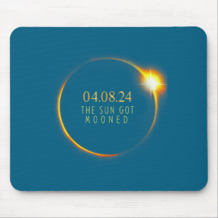 Cute America Solar Eclipse 4 08 Mouse Pad