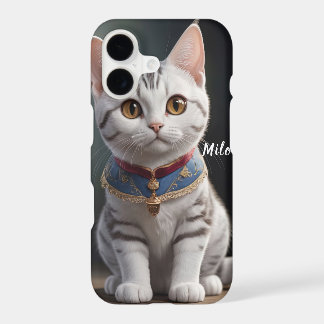 Cute American Shorthair Kitten with big Eyes
