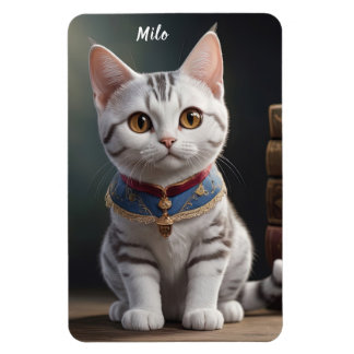 Cute American Shorthair Kitten with big Eyes Magnet