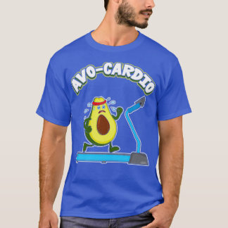 Cute amp Funny AvoCardio Avocado Cardio Pun Gym T-Shirt