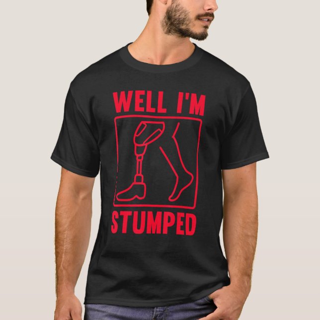 Cute Amputee For Men Women Kids Amputation Handica T-Shirt (Front)