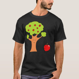 Cute An Apple Run Through A Tree  T-Shirt