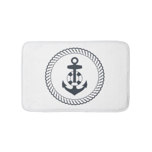 Cute Anchor Bath Mat