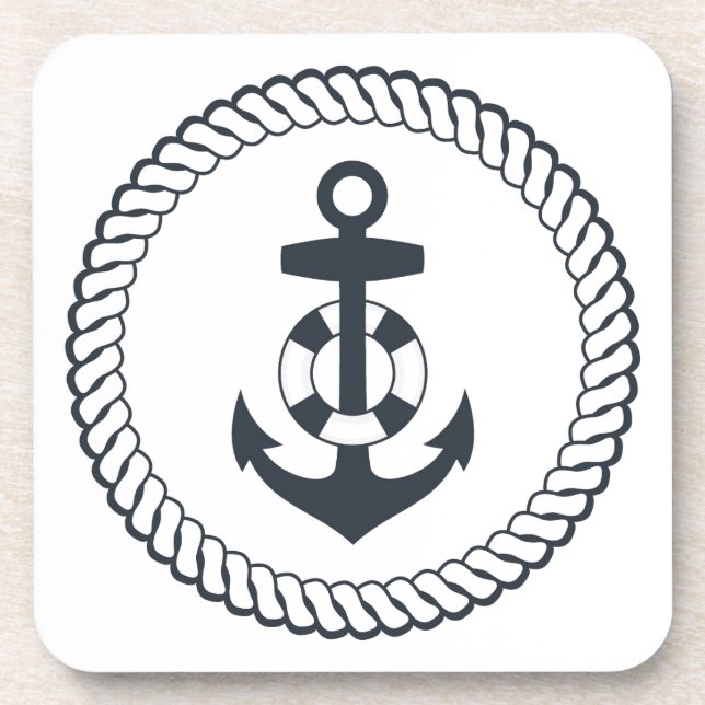Cute Anchor Coaster (Front)