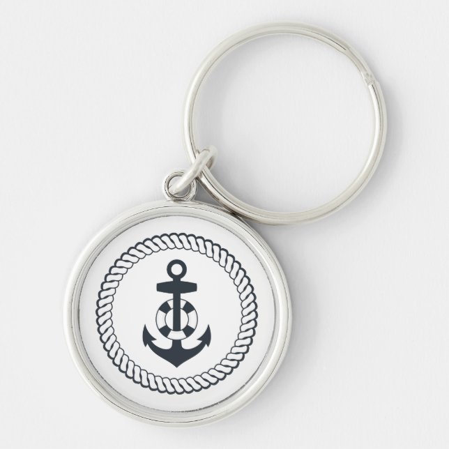 Cute Anchor Keychain (Front)