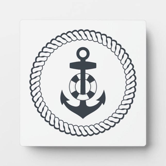 Cute Anchor Plaque (Front)