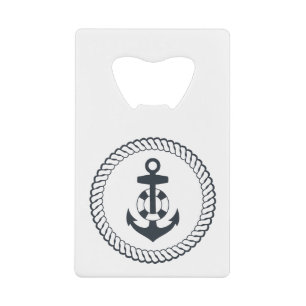 Cute Anchor Wallet Bottle Opener