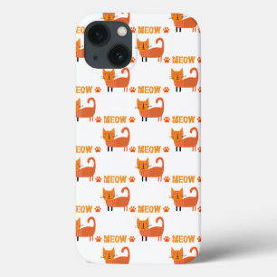 CUTE AND ADORABLE ABSTRACT CATS ON I PHONE CASE
