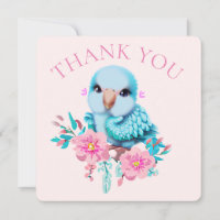Cute and Adorable Blue Baby Parrot