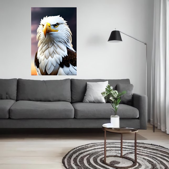 Cute and adorable eagle | AI Art Poster (Creator Uploaded)