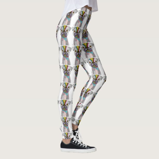 Cute and Adorable Pug Dog Leggings (Right)