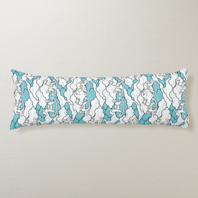 Cute and Adorable Rocking Horse Body Pillow (Front)