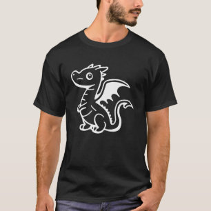 cute and adorable winged little dragon T-Shirt
