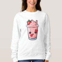 cute and beautiful kawaii strawberry milk
