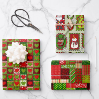 Cute and Colorful Christmas Wrapping Paper Sheets