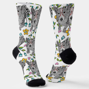 Cute and Colourful Cardigan Welsh Corgi Socks  