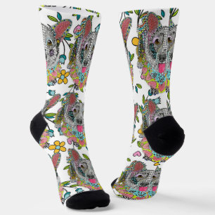 Cute and Colourful Cardigan Welsh Corgi Socks  