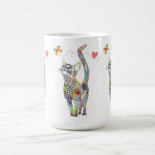Cute and Colourful Cat Mug