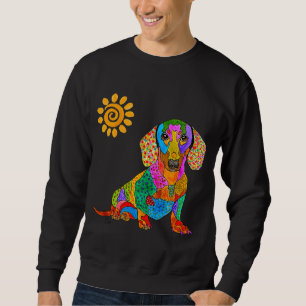 Cute and Colourful Dachshund Sweatshirt