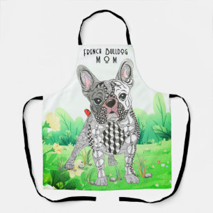 Cute and Colourful French Bulldog Apron