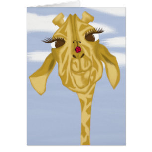 Cute And Colourful Giraffe