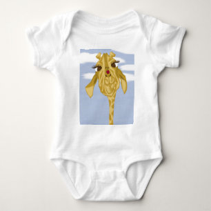 Cute And Colourful Giraffe Baby Bodysuit