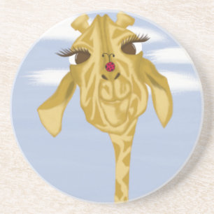 Cute And Colourful Giraffe Coaster