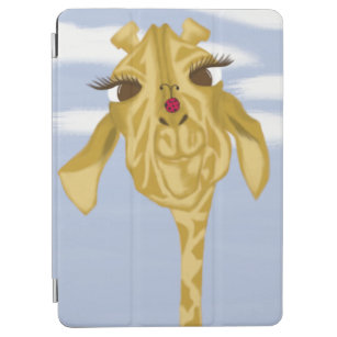 Cute And Colourful Giraffe iPad Air Cover